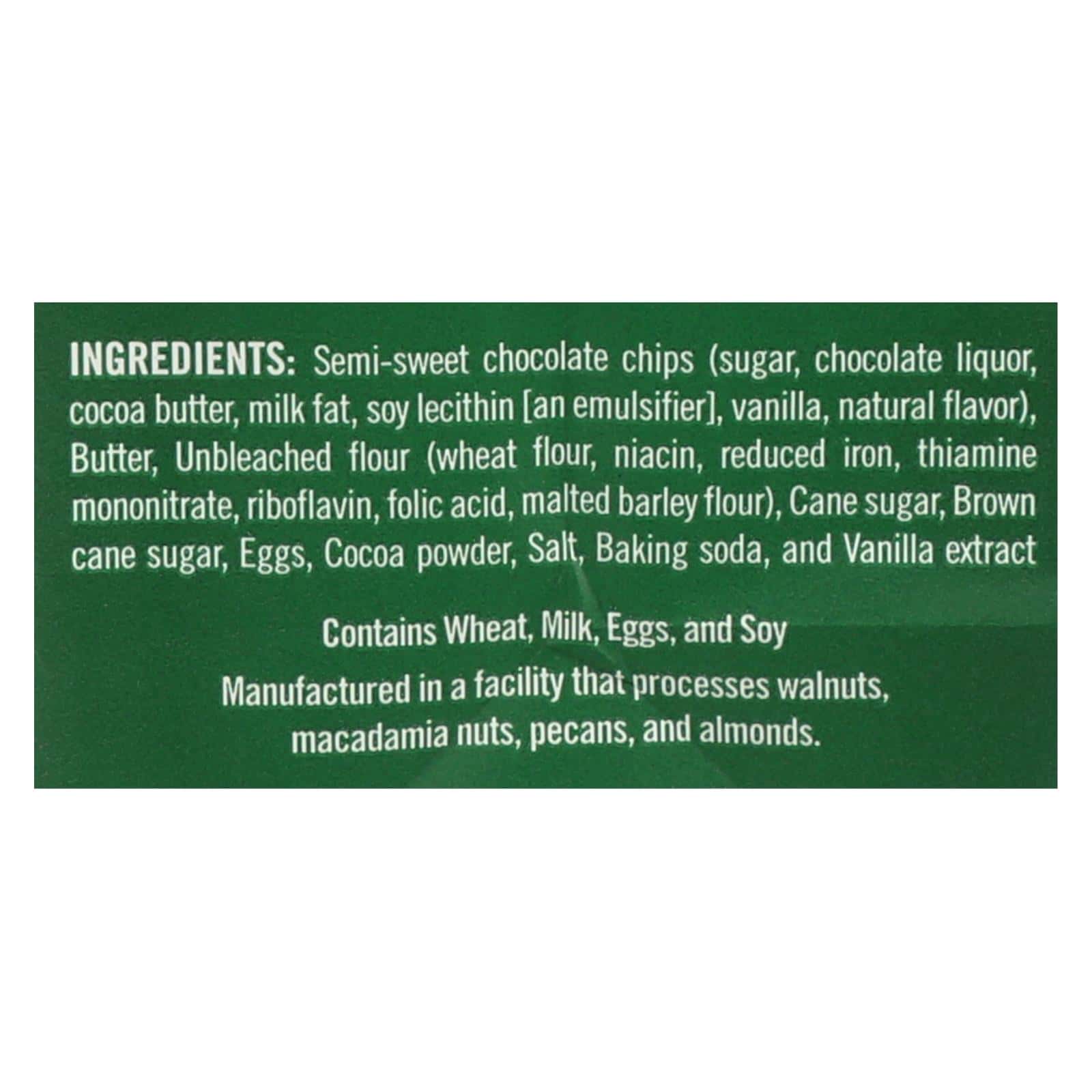 Tate's Bake Shop Double Chocolate Chip Cookies - Case of 12 - 7 oz. - Image 3