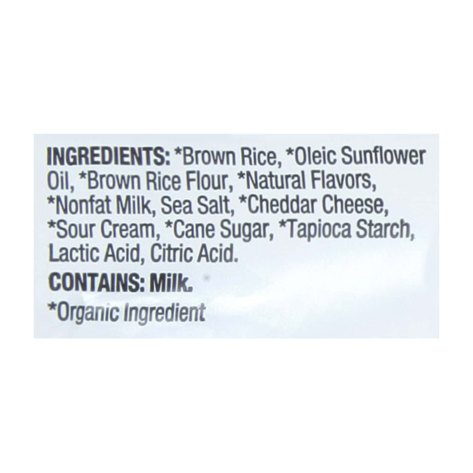 Lundberg Family Farms - Rice Ck Mini Wht Ched - Case of 6-5 OZ