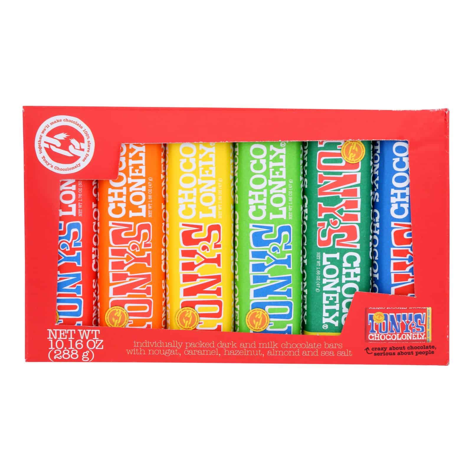 Tony's Chocolonely - Bar Choc.mixed Rainbow - Case of 8-6 CT - Image 2