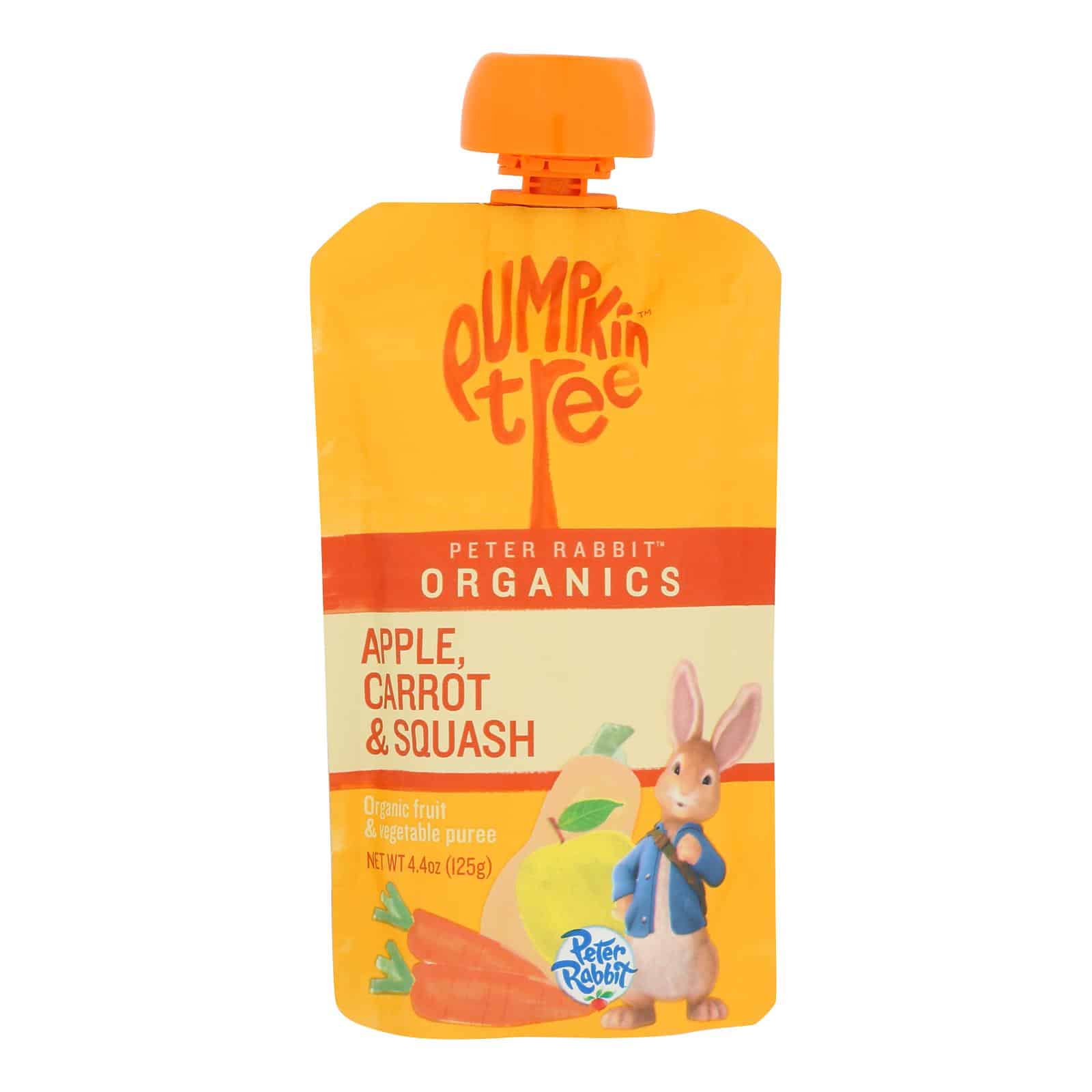Peter Rabbit Organics Veggie Snacks - Carrot Squash and Apple - Case of 10 - 4.4 oz. - Image 2