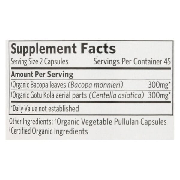 Organic India Memory Supplement, Mental Clarity  - 1 Each - 90 VCAP - Image 2