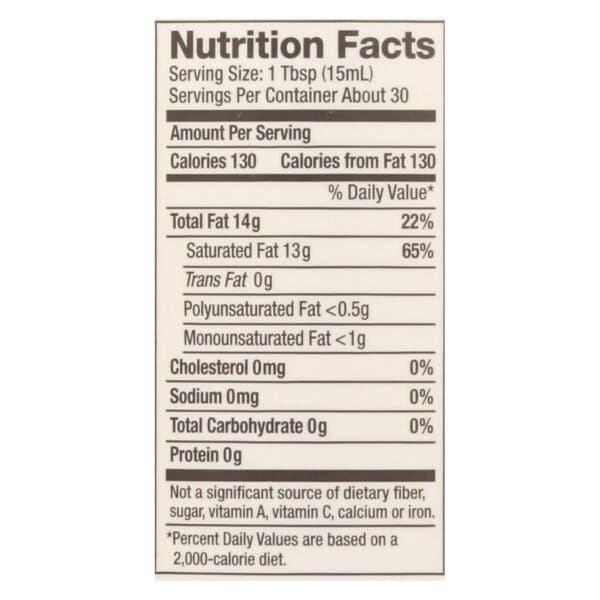 Nutiva Virgin Coconut Oil Organic - 15 fl oz - Image 2