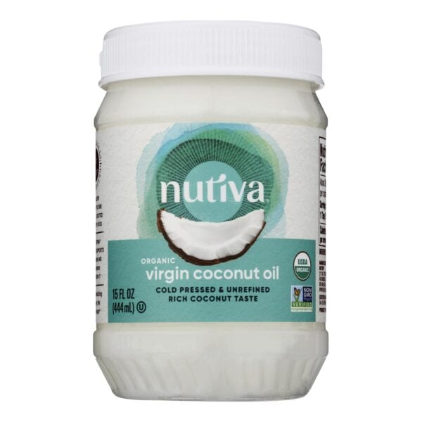 Nutiva Virgin Coconut Oil Organic - 15 fl oz - Image 3