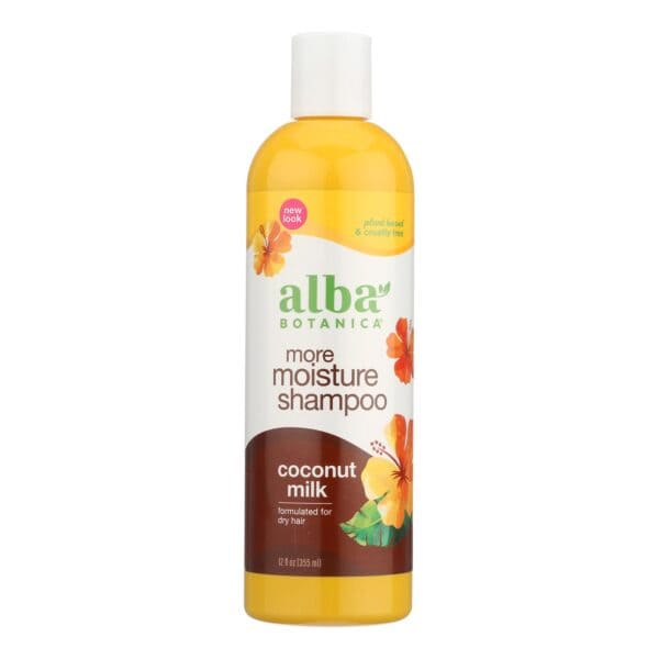 Alba Botanica - Natural Hawaiian Shampoo Drink It Up Coconut Milk - 12 fl oz - Image 2