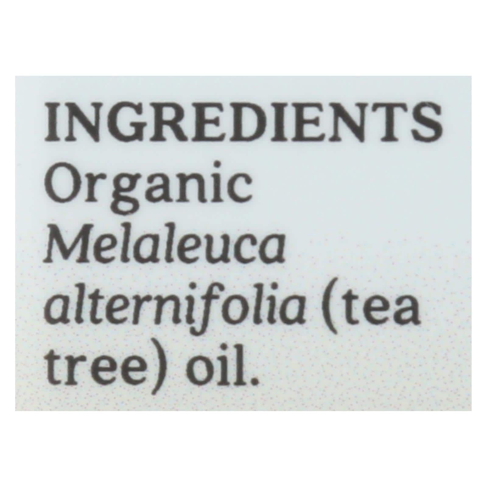 Aura Cacia - Organic Essential Oil - Tea Tree - .25 oz