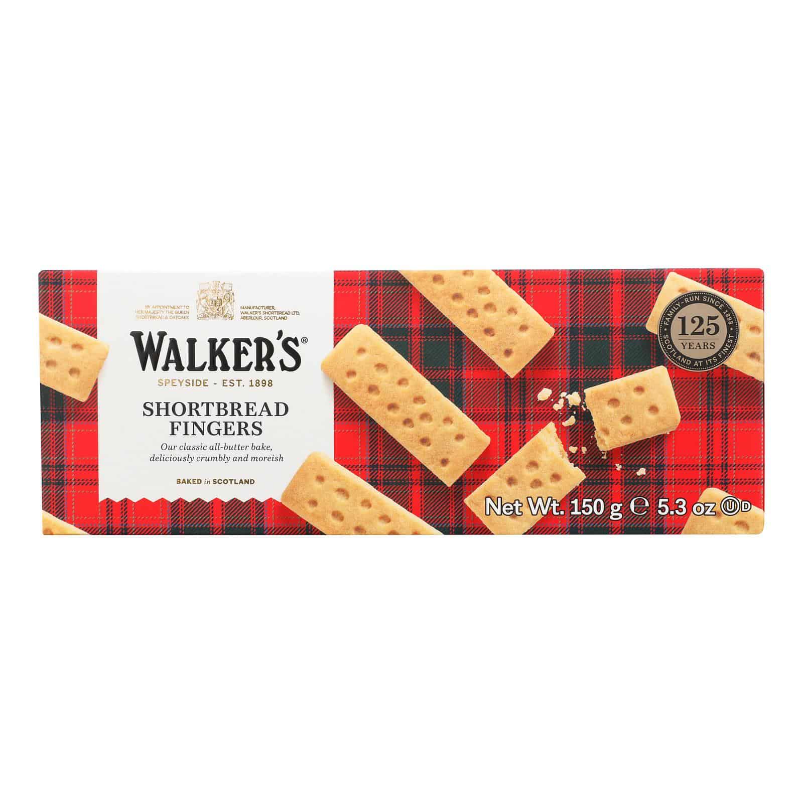Walkers Shortbread - Pure Butter Fingers - Case of 12 - 5.3 oz. - Image 3