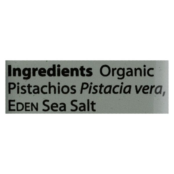 Eden Foods Organic Pocket Snacks - Pistachios - Shelled and Dry Roasted - 1 oz - Case of 12 - Image 2