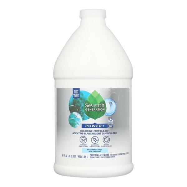 Seventh Generation Chlorine Free Bleach - Free and Clear - Case of 6 - 64 Fl oz.