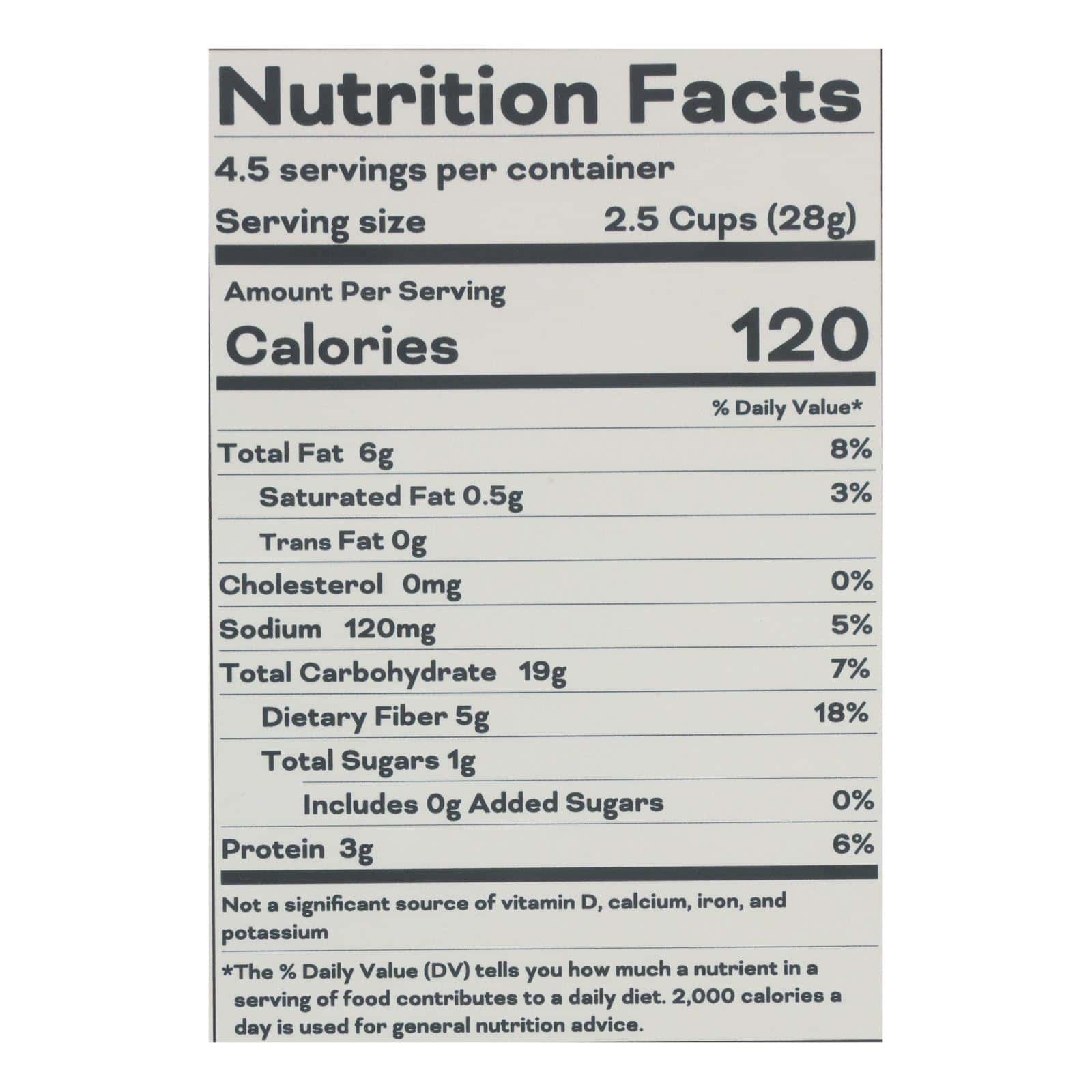 Pipcorn Mini Popcorn - Sea Salt - Case of 12 - 4 oz.