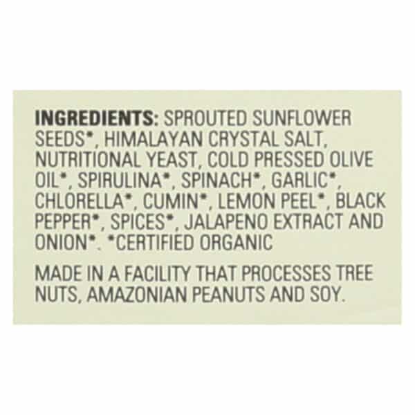 Living Intentions Organic Sprouted Seeds - Sunflower and Greens - Case of 6 - 8 oz. - Image 3