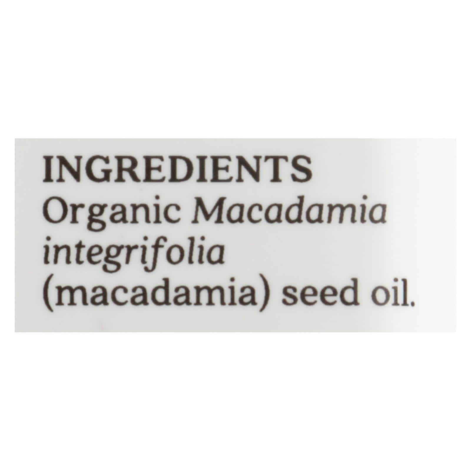 Aura Cacia - Macadamia Skin Care Oil Certified Organic - 1 fl oz