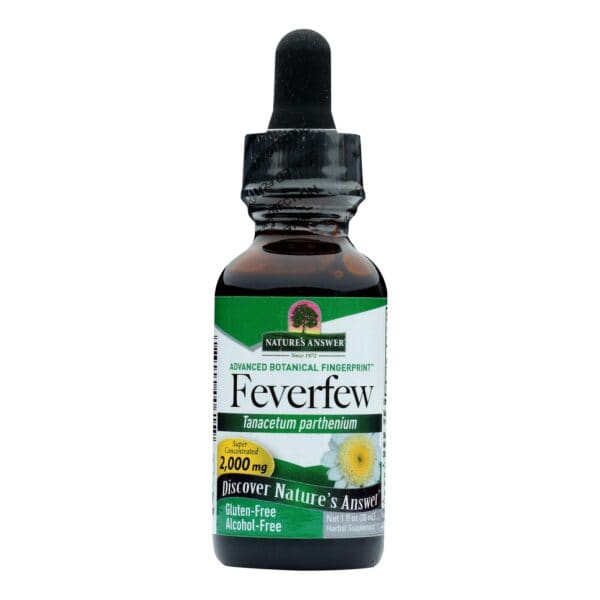 Nature's Answer - Feverfew Leaf Alcohol Free - 1 fl oz - Image 2