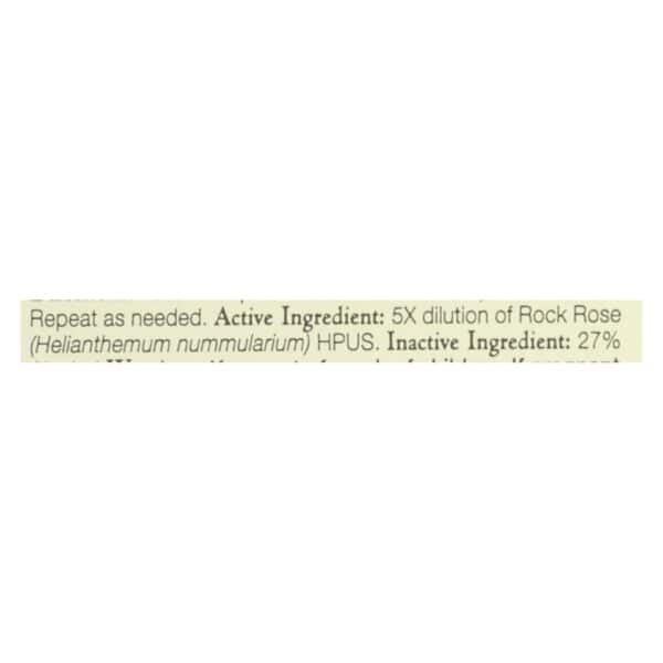 Bach Flower Remedies Essence Rock Rose - 0.7 fl oz - Image 2