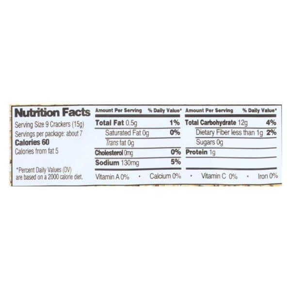 Edward and Sons Brown Rice Snaps - Tamari Sesame - Case of 12 - 3.5 oz. - Image 3