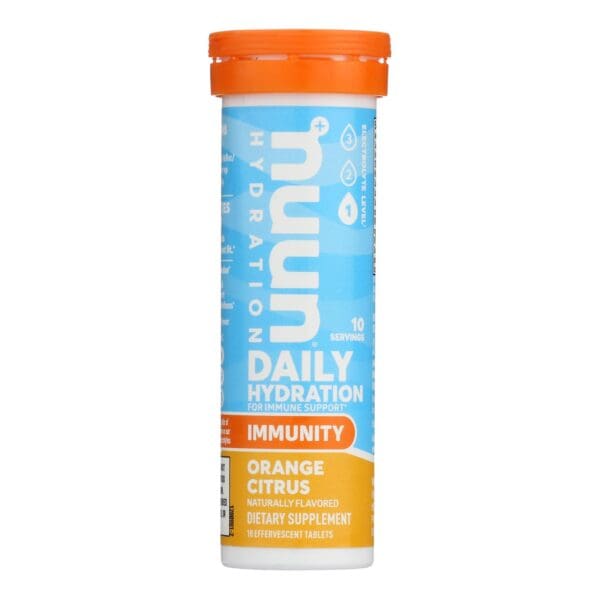 Nuun Hydration - Drink Tab Immun Orange Ctrs - Case of 8 - 10 TAB - Image 2