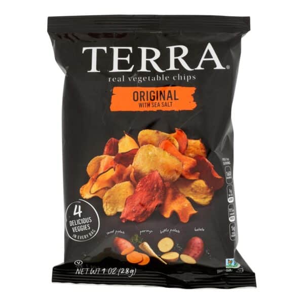 Terra Chips Exotic Vegetable Chips - Original - Case of 24 - 1 oz. - Image 2