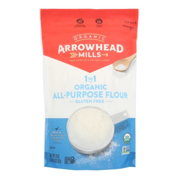 Arrowhead Mills - Organic Flour - All Purpose - Case of 6 - 20 oz - Image 3