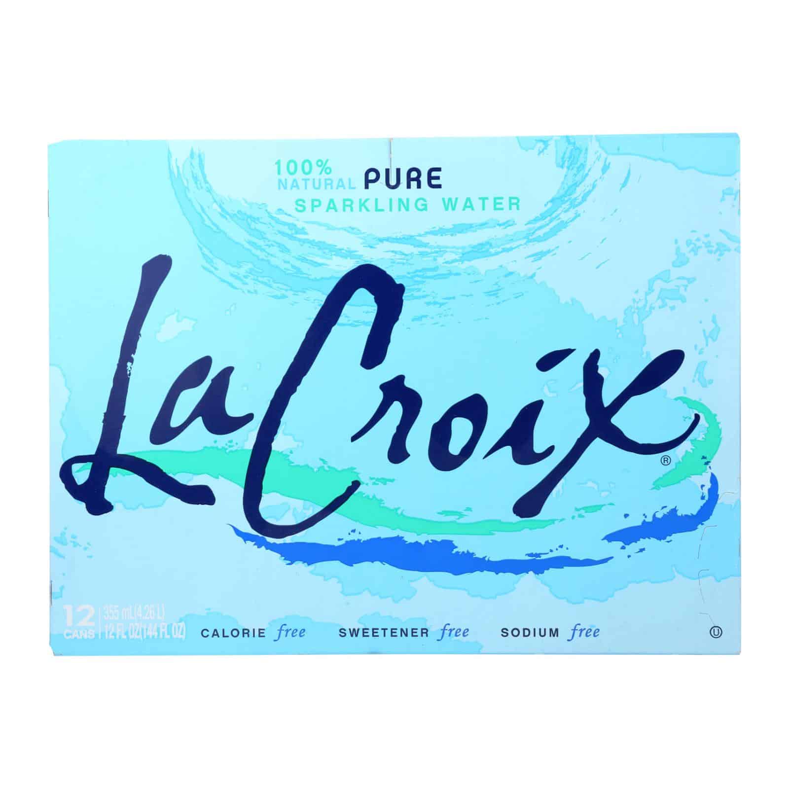 Lacroix Natural Sparkling Water - Case of 2 - 12 Fl oz. - Image 2