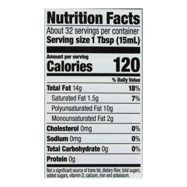 Spectrum Naturals Refined Walnut Oil - Case of 12 - 16 Fl oz. - Image 2