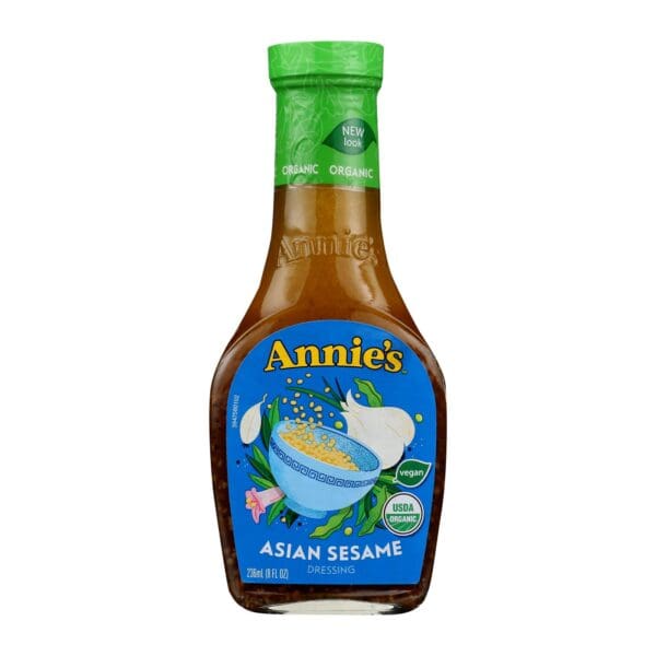 Annie's Naturals Organic Dressing Asian Sesame - Case of 6 - 8 fl oz. - Image 2