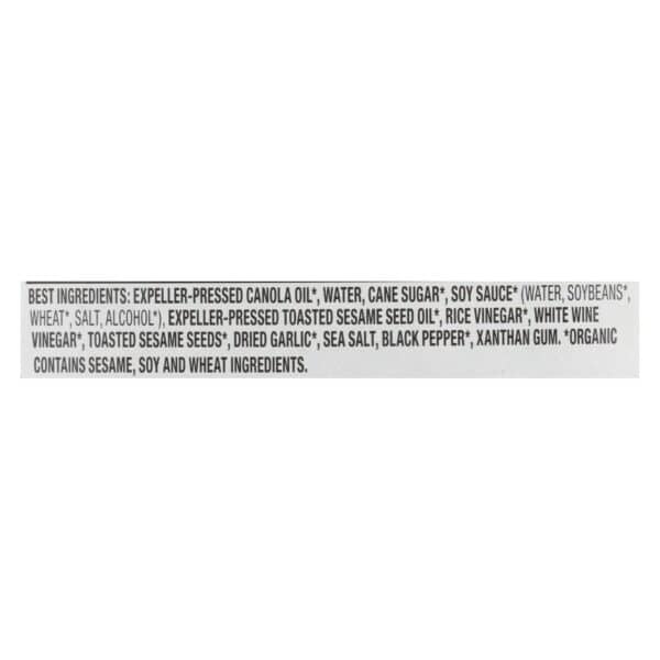 Annie's Naturals Organic Dressing Asian Sesame - Case of 6 - 8 fl oz. - Image 3