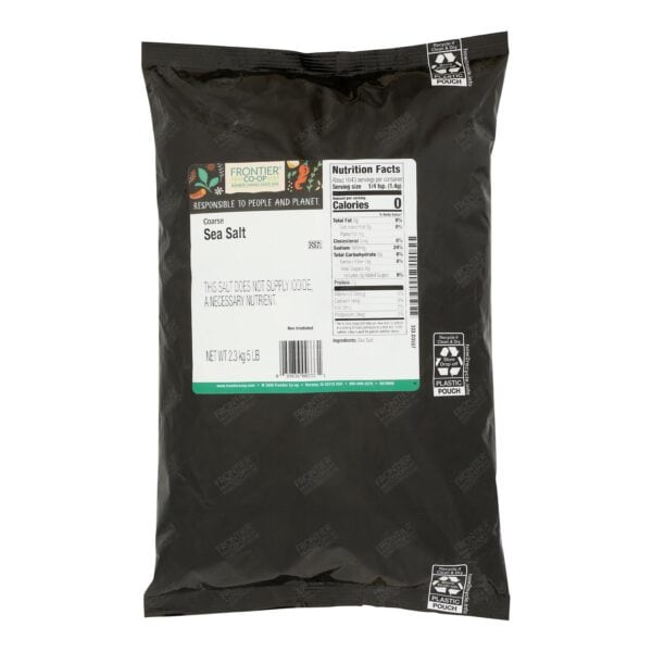 Frontier Herb Sea Salt Coarse - Single Bulk Item - 5LB - Image 3