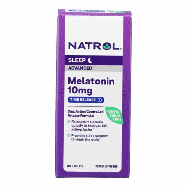 Natrol Advanced Sleep Melatonin - 10 mg - 60 Tablets