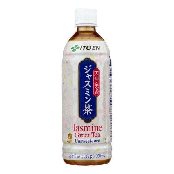 Ito En Unsweetened Traditional Green Jasmine Tea - Case of 12 - 16.9oz. - Image 2