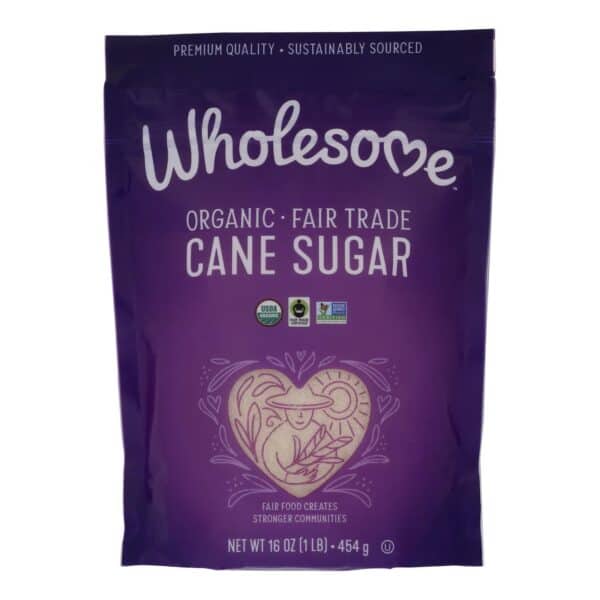 Wholesome Sweeteners Sugar - Organic - Milled - Unrefined - Case of 12 lbs - Image 2