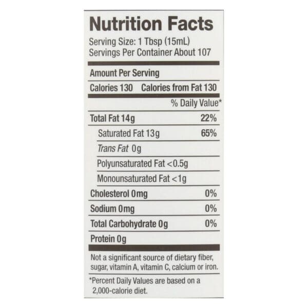 Nutiva Virgin Coconut Oil Organic - 54 fl oz - Image 2