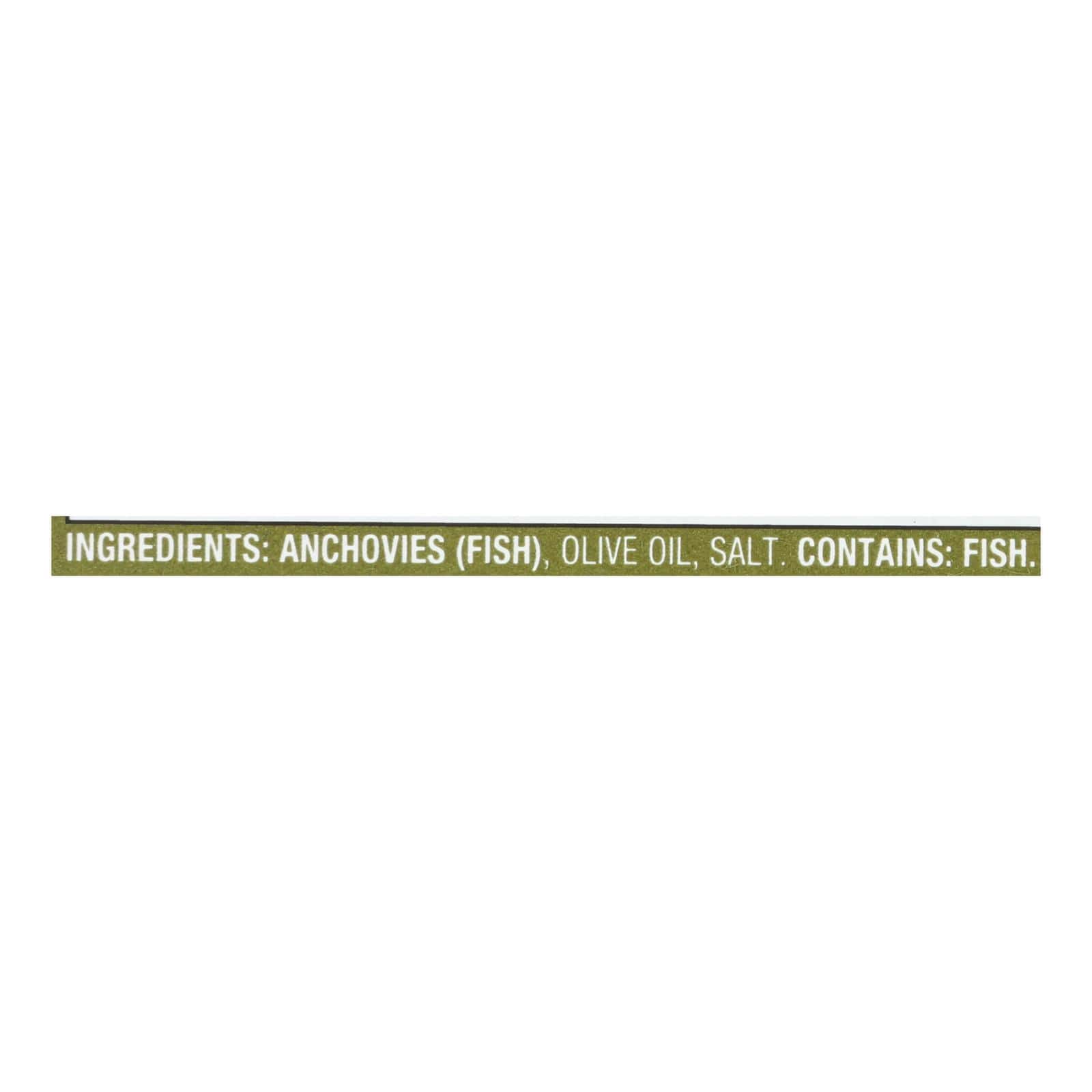 Season Flat Anchovies In Olive Oil - Case of 12 - 2 OZ - Image 3