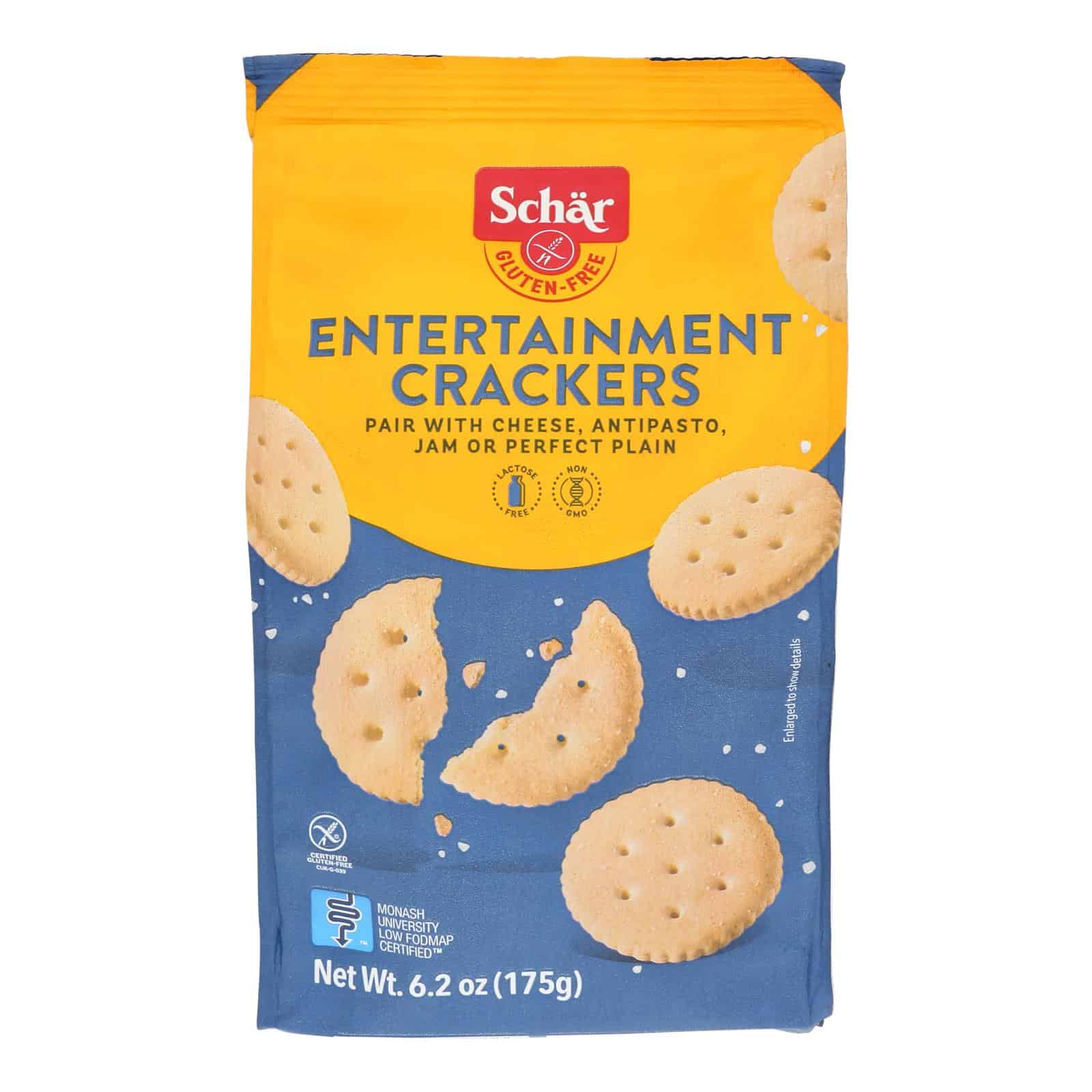 Schar - Crackers Entertain Gluten Free - Case of 5-6.2 OZ