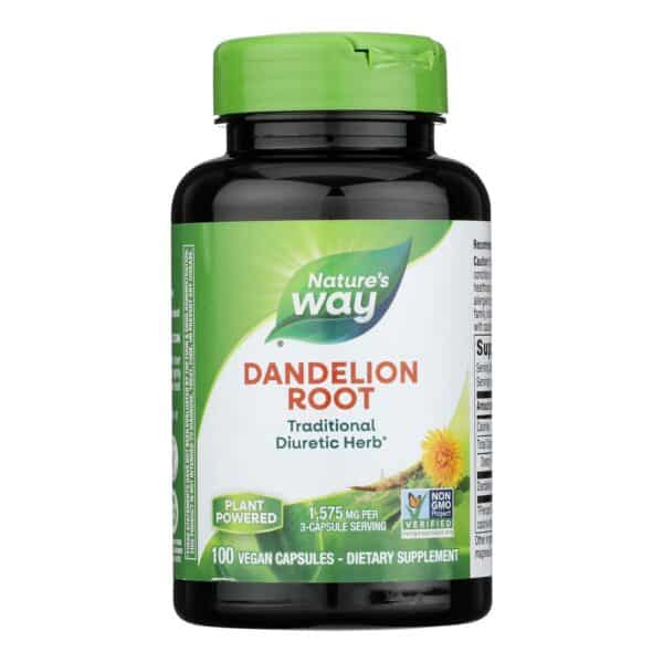 Nature's Way - Dandelion Root - 100 Capsules - Image 3