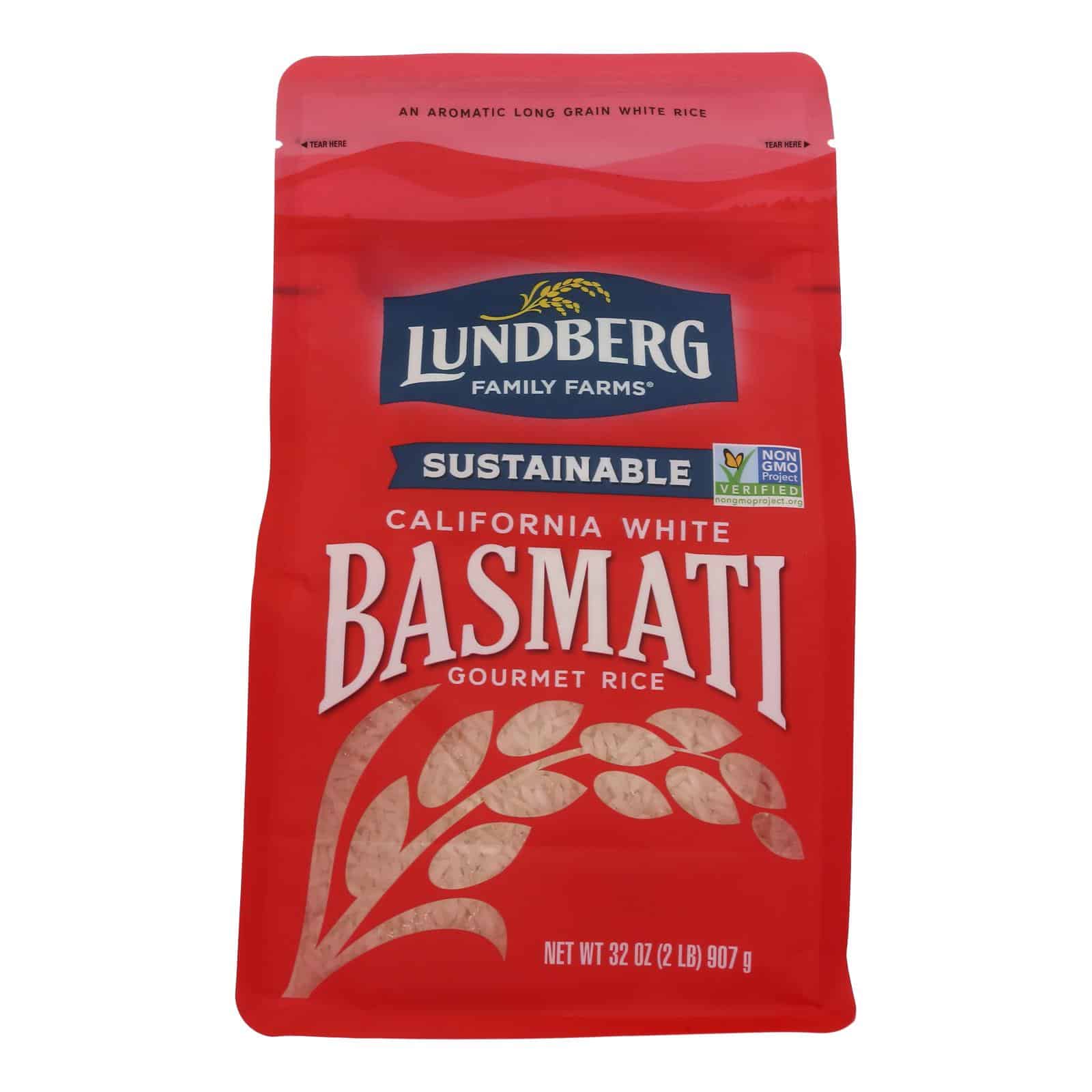 Lundberg Family Farms California Basmati White Rice - Case of 6 - 2 lb. - Image 2