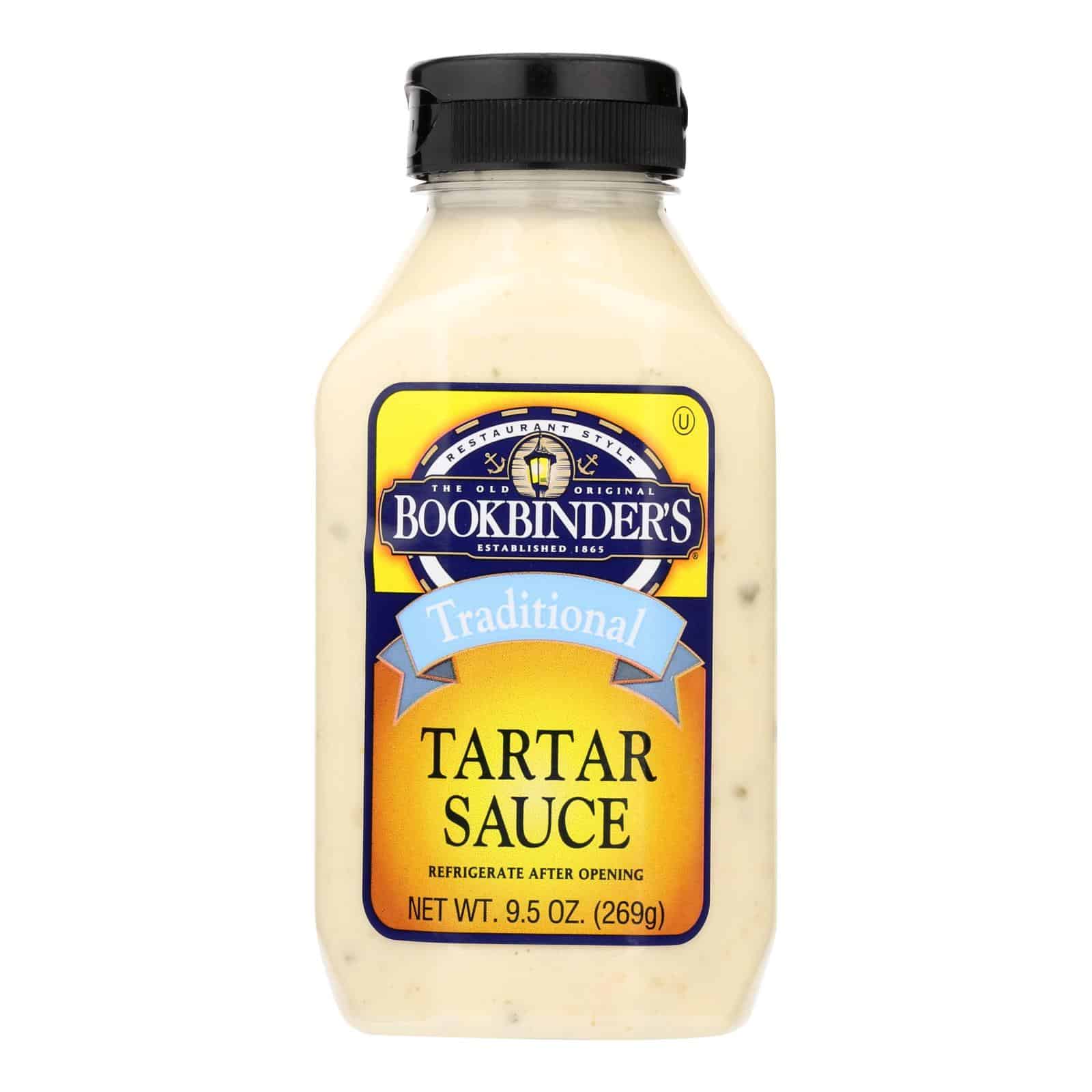 Bookbinder's - Tartar Sauce - Traditional - Case of 9 - 9.5 oz.