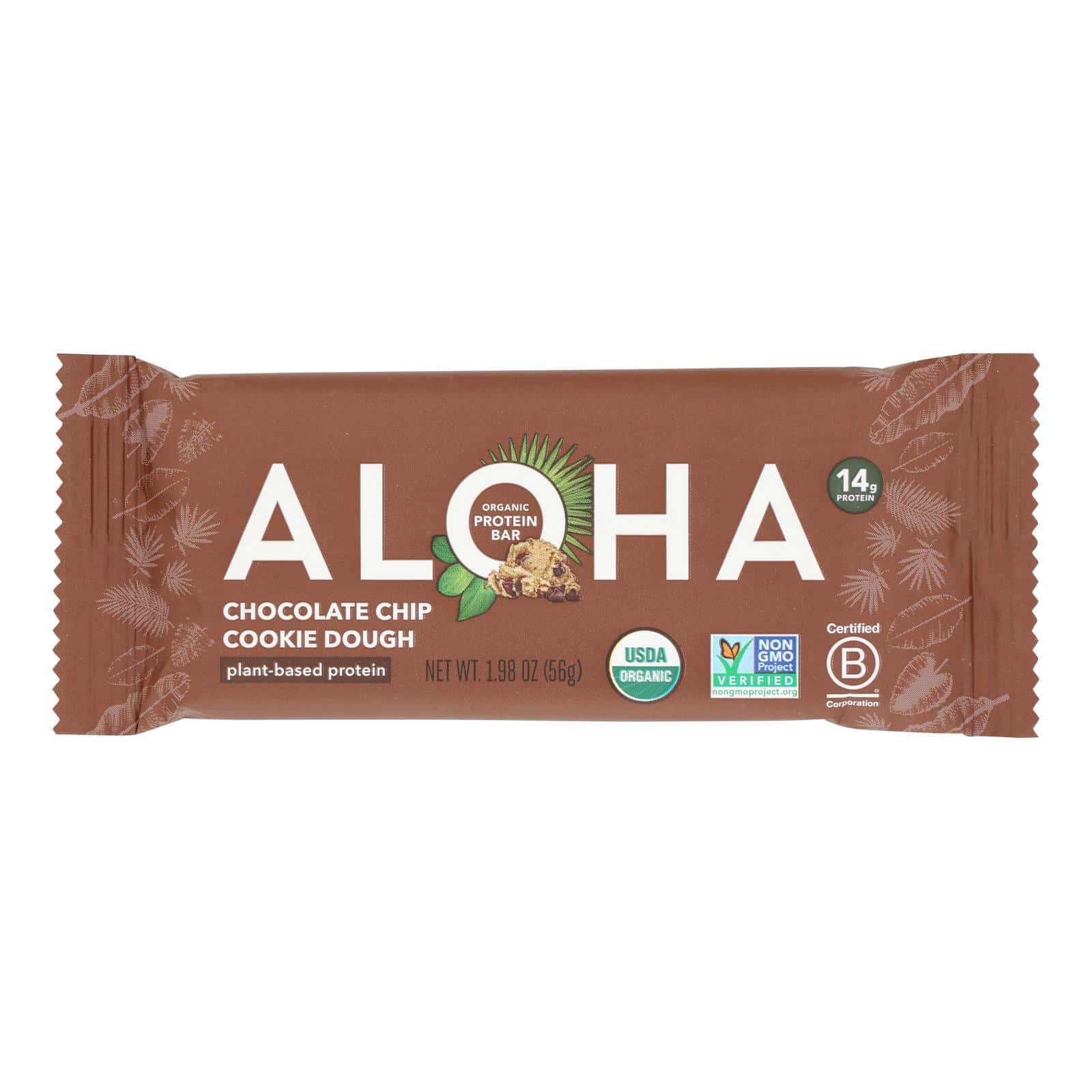 Aloha - Bar Chocolate Chips Cookie Dgh - Case of 12-1.98 OZ