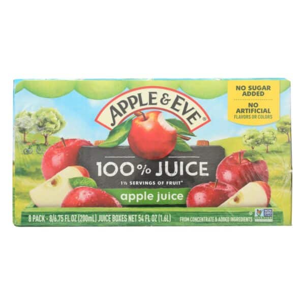 Apple and Eve 100 Percent Apple Juice - Case of 6 - 40 Bags - Image 3