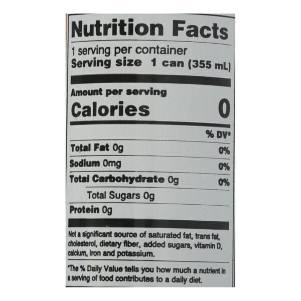 Zevia Zero Calorie Energy Drink - Mango/Ginger - Case of 12 - 12 fl oz - Image 2