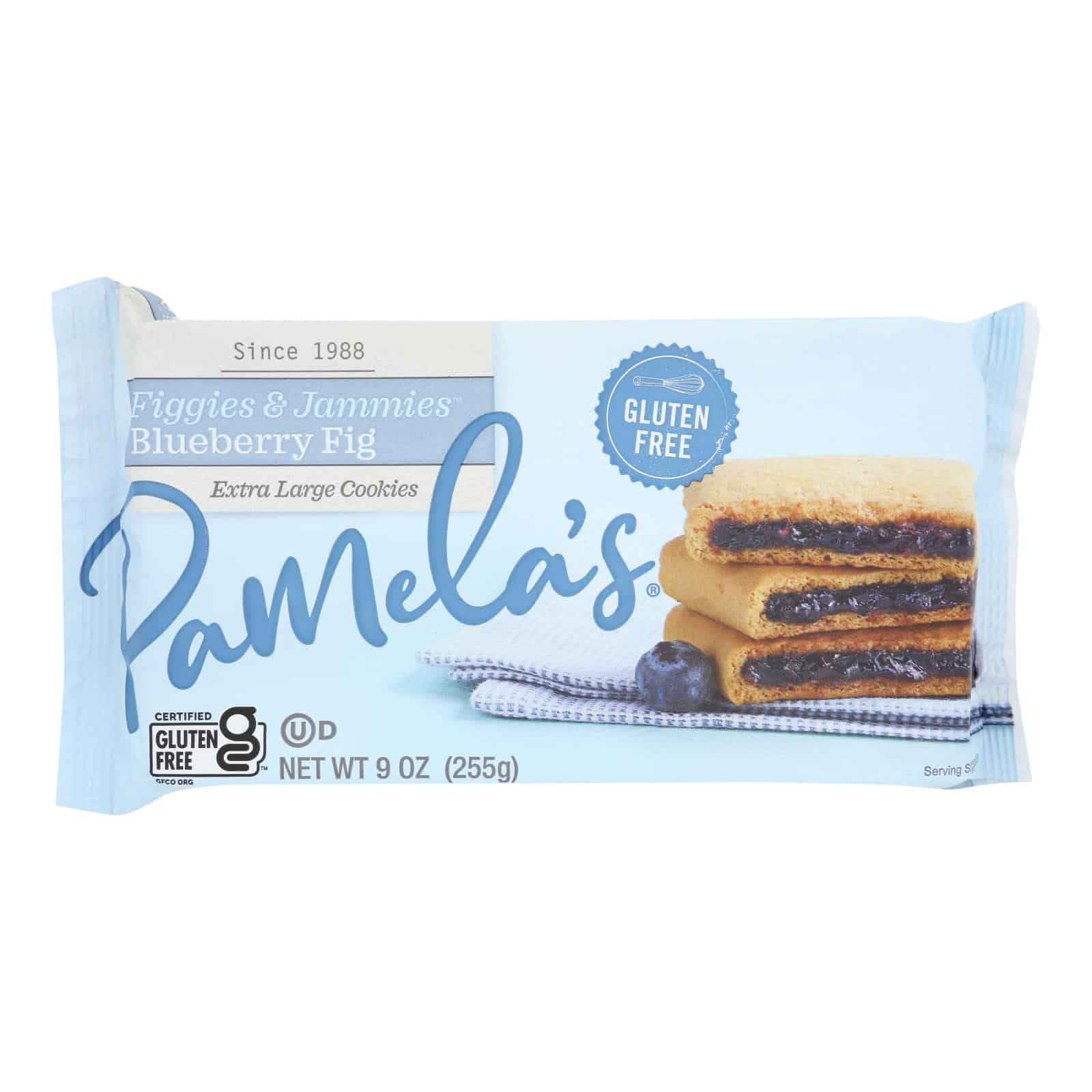 Pamela's Products - Figgies and Jammies Cookies - Blueberry and Fig - Case of 6 - 9 oz. - Image 2