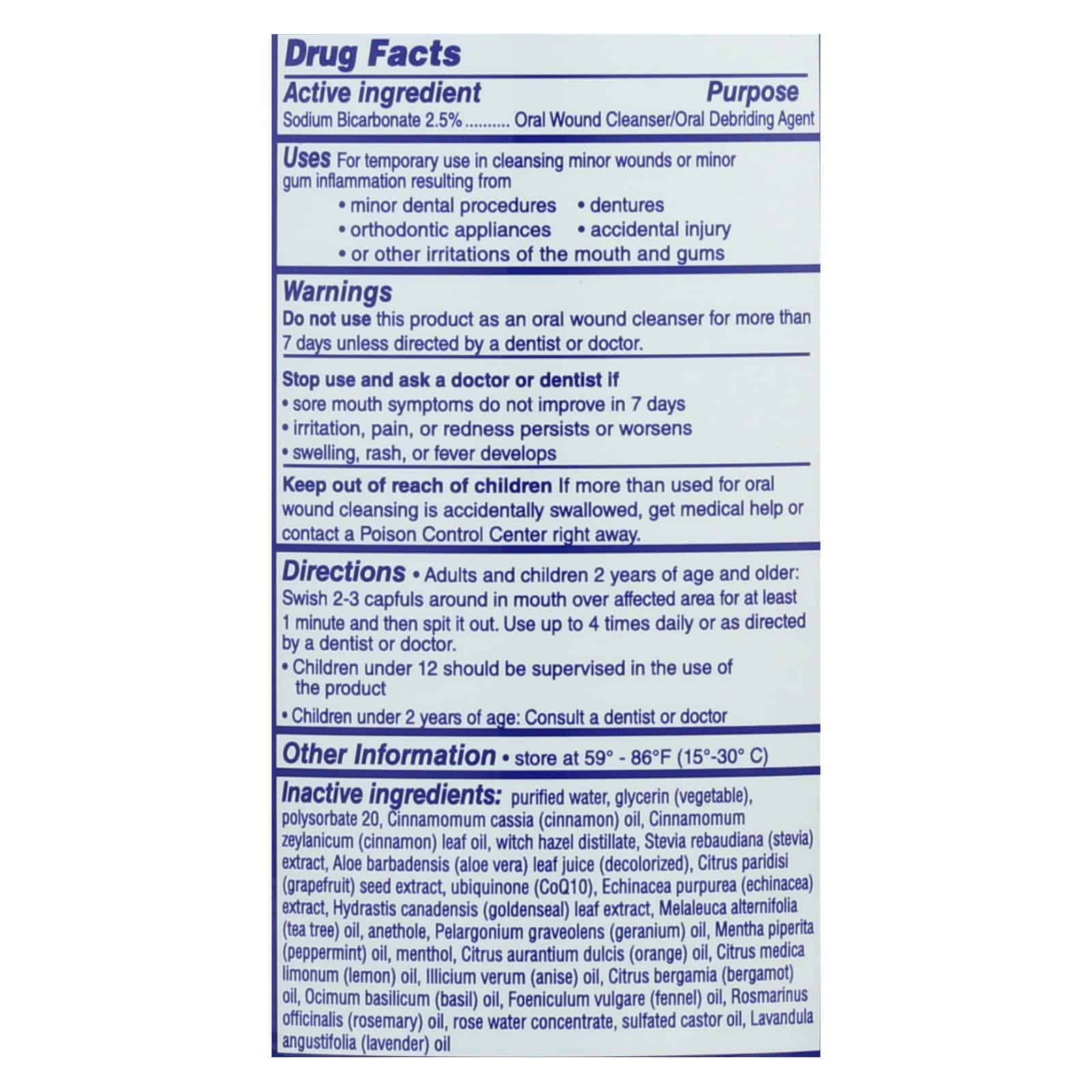 Eco-Dent Dailyrinse Mouthrinse - Cinnamon - 8 oz - Image 2