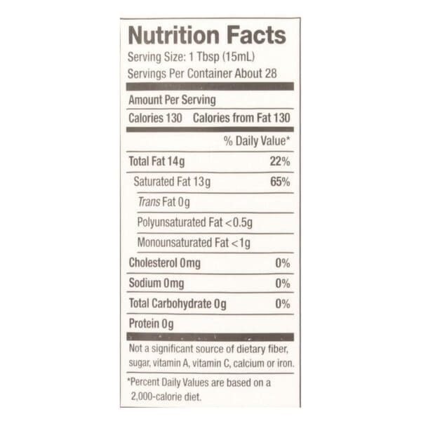 Nutiva Coconut Oil - Organic - Superfood - Virgin - Unrefined - 14 oz - Case of 6 - Image 3