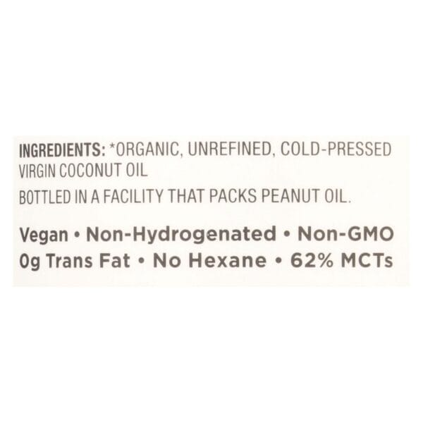 Nutiva Coconut Oil - Organic - Superfood - Virgin - Unrefined - 14 oz - Case of 6