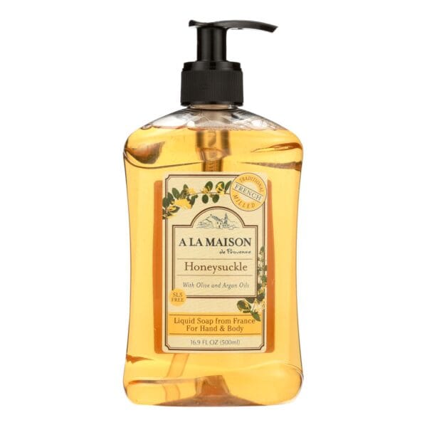 A La Maison - French Liquid Soap - Honeysuckle - 16.9 oz - Image 2