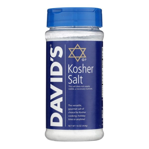 David's Kosher Salt - Case of 12 - 16 oz - Image 2