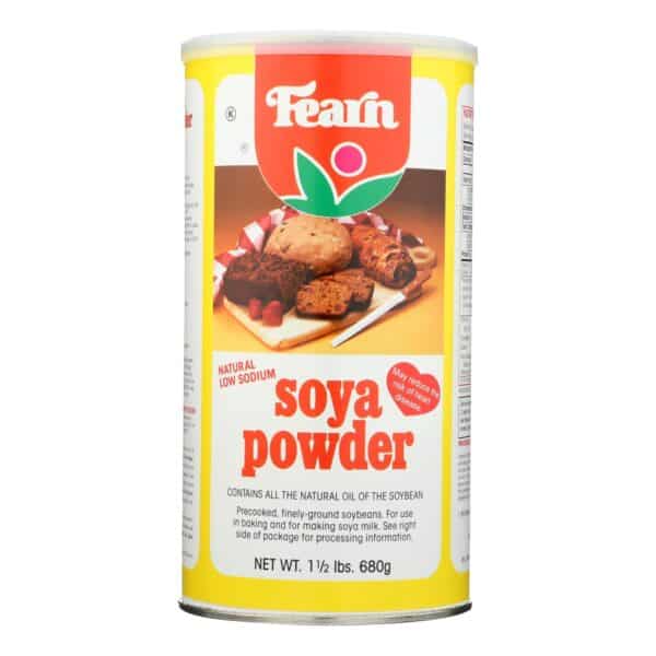 Fearns Soya Food Natural Soya Powder - 1.5 lb - case of 12 - Image 2