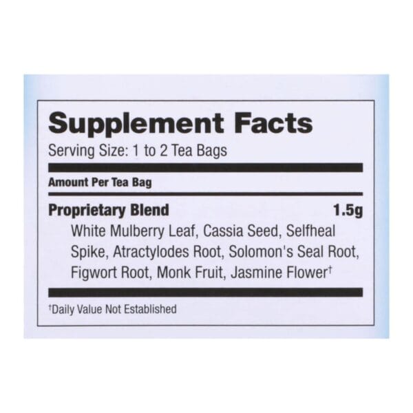 Bravo Teas and Herbs - Tea - Sugar Level - 20 Bag - Image 2