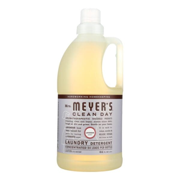 Mrs. Meyer's Clean Day - 2X Laundry Detergent - Lavender - Case of 6 - 64 oz - Image 2