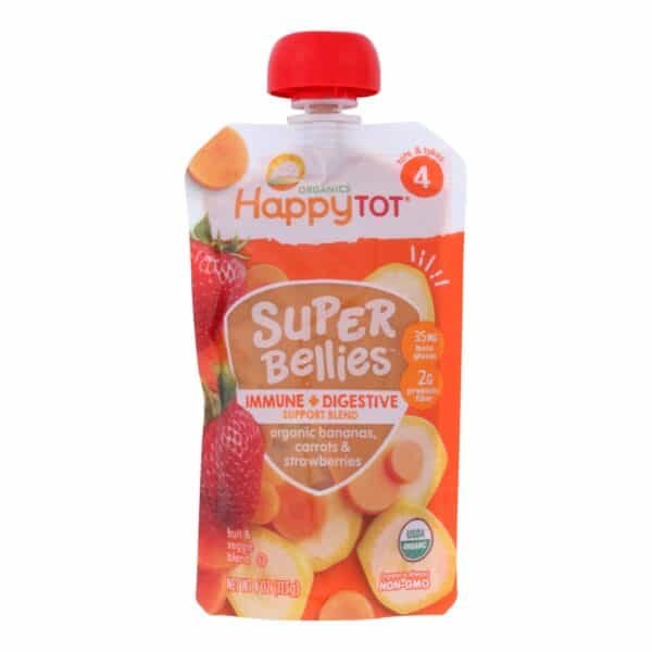 Happy Tot - Spr Bel Ban Carr Strw - Case of 16-4 OZ - Image 2