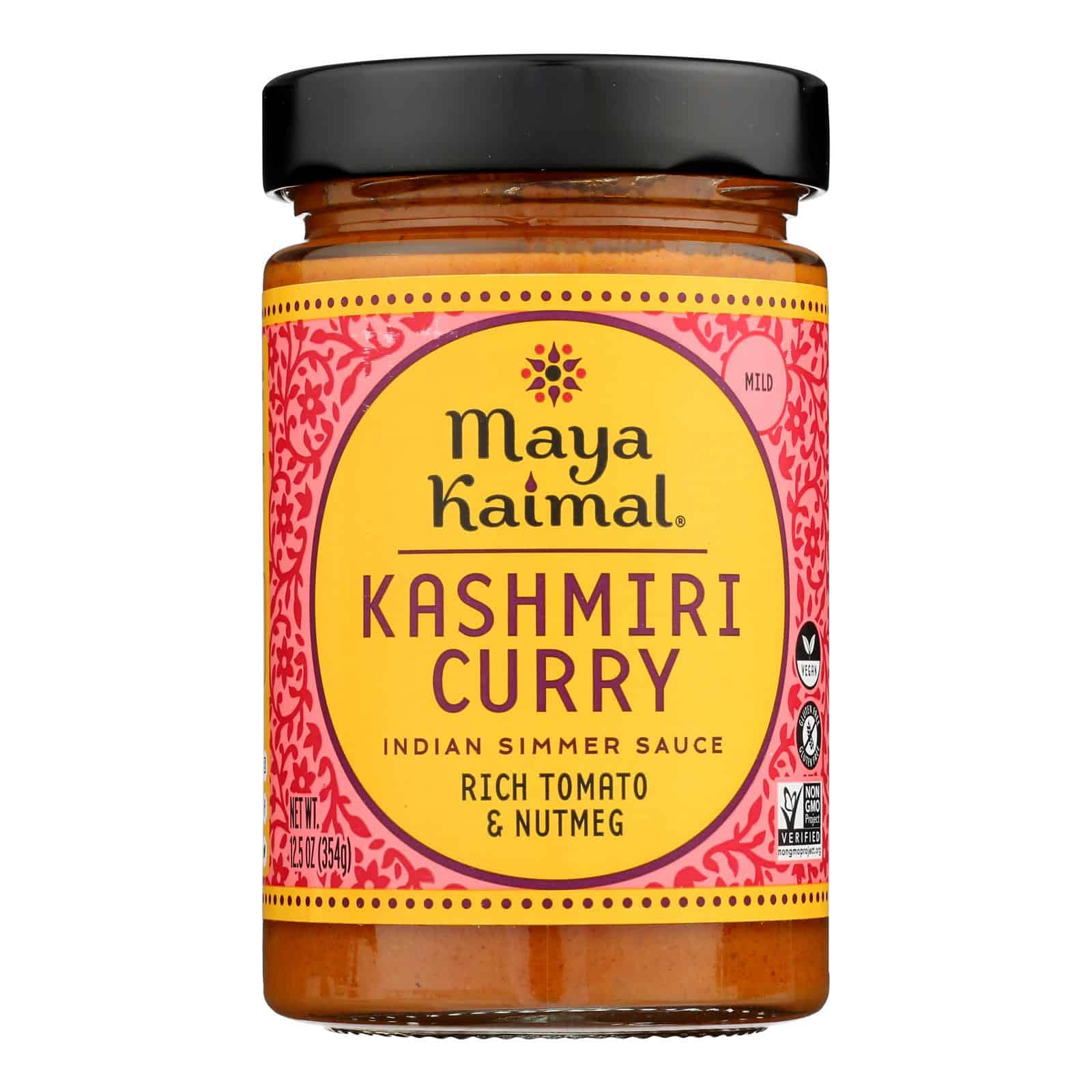 Maya Kaimal Indian Simmer Sauce Kashmiri Curry - Case of 6 - 12.5 oz. - Image 3