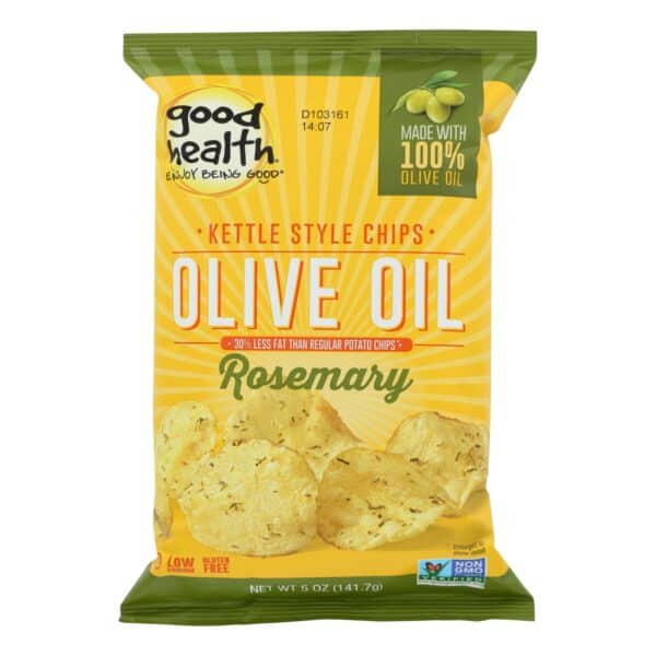 Good Health Kettle Chips - Olive Oil Rosemary - Case of 12 - 5 oz. - Image 3